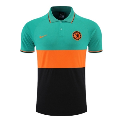 Camiseta Polo del Chelsea 22-23 Verde y Naranja