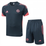 Chandal del Bayern Munich Manga Corta 25-26 Gris Oscuro - Pantalon Corto Chandal del Bayern Munich Manga Corta 25-26 Gris Oscuro - Pantalon Corto