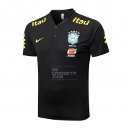 Camiseta Polo del Brasil 22-23 Negro