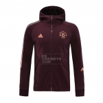 Chaqueta con Capucha del Manchester United 2020-21 Rojo Chaqueta con Capucha del Manchester United 2020-21 Rojo