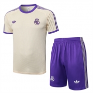 Chandal del Real Madrid Manga Corta 25-26 Amarillo - Pantalon Corto