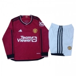 Manga Larga 1ª Equipacion Camiseta Manchester United Nino 23-24 Manga Larga 1ª Equipacion Camiseta Manchester United Nino 23-24