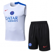 Chandal del Paris Saint-Germain Sin Mangas 25-26 Blanco