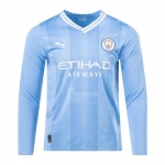 Manga Larga 1ª Equipacion Camiseta Manchester City 23-24 Manga Larga 1ª Equipacion Camiseta Manchester City 23-24
