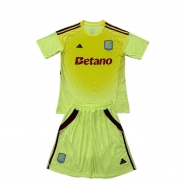 Camiseta Aston Villa Portero Nino 25-26 Amarillo Camiseta Aston Villa Portero Nino 25-26 Amarillo