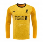 Manga Larga Camiseta Liverpool Portero 20-21 Amarillo Manga Larga Camiseta Liverpool Portero 20-21 Amarillo
