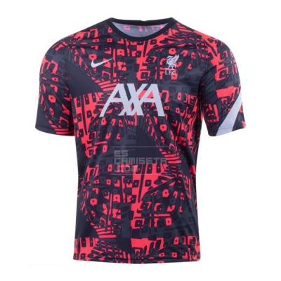 Camiseta Pre Partido del Liverpool 20-21 Rojo