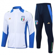 Chaqueta del Italia 24-25 Blanco y Azul Chaqueta del Italia 24-25 Blanco y Azul