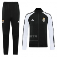 Chandal de Chaqueta del Real Madrid 20/21 Negro Y Blanco