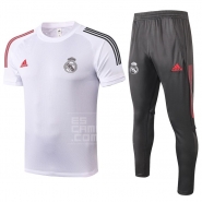 Chandal del Real Madrid Manga Corta 20/21 Blanco