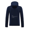 Chaqueta con Capucha del Barcelona 2022-23 Azul