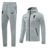 Chandal con Capucha del Liverpool 20-21 Gris