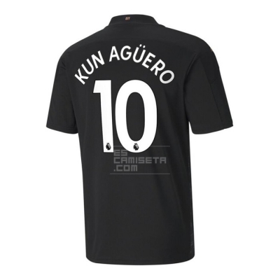 2ª Equipacion Camiseta Manchester City Jugador Kun Aguero 20-21