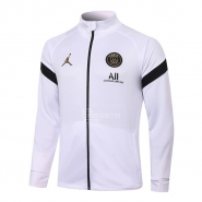 Chaqueta del Paris Saint-Germain Jordan 2020-21 Blanco Chaqueta del Paris Saint-Germain Jordan 2020-21 Blanco