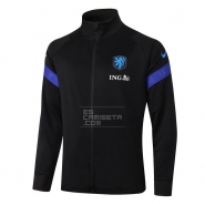 Chaqueta del Paises Bajos 2020-21 Negro Chaqueta del Paises Bajos 2020-21 Negro