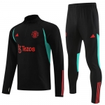 Chandal de Sudadera del Manchester United Nino 2023-24 Negro Chandal de Sudadera del Manchester United Nino 2023-24 Negro