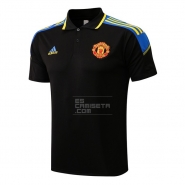 Camiseta Polo del Manchester United 22-23 Negro Camiseta Polo del Manchester United 22-23 Negro