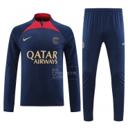 Chandal de Sudadera del Paris Saint-Germain 2023-24 Azul
