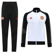 Chandal de Chaqueta del Manchester United 2020-21 Blanco Chandal de Chaqueta del Manchester United 2020-21 Blanco