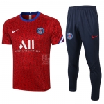 Chandal del Paris Saint-Germain Manga Corta 20-21 Rojo Chandal del Paris Saint-Germain Manga Corta 20-21 Rojo