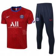 Chandal del Paris Saint-Germain Manga Corta 20-21 Rojo Chandal del Paris Saint-Germain Manga Corta 20-21 Rojo