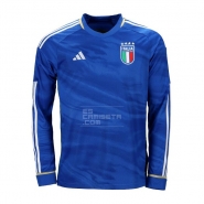 Manga Larga 1a Equipacion Camiseta Italia 23-24