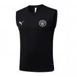 Camiseta de Entrenamiento Manchester City Sin Mangas 25-26 Negro
