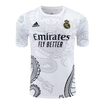 Camiseta de Entrenamiento Real Madrid Dragon 24-25 Blanco