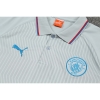 Camiseta Polo del Manchester City 2022-23 Gris