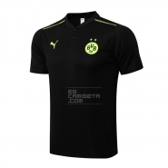 Camiseta Polo del Borussia Dortmund 22-23 Negro