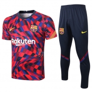 Chandal del Barcelona Manga Corta 2020-21 Rojo