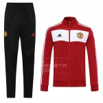 Chandal de Chaqueta del Manchester United Retro 20/21 Rojo Chandal de Chaqueta del Manchester United Retro 20/21 Rojo