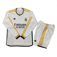 Manga Larga 1ª Equipacion Camiseta Real Madrid Nino 23-24 Manga Larga 1ª Equipacion Camiseta Real Madrid Nino 23-24