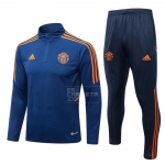 Chandal de Sudadera del Manchester United 2022-2023 Azul Chandal de Sudadera del Manchester United 2022-2023 Azul
