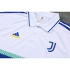 Camiseta Polo del Juventus 22-23 Blanco y Azul
