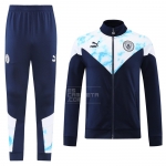 Chandal de Chaqueta del Manchester City 22-23 Azul Chandal de Chaqueta del Manchester City 22-23 Azul