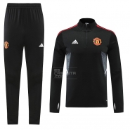 Chandal de Sudadera del Manchester United 2022-23 Negro Chandal de Sudadera del Manchester United 2022-23 Negro