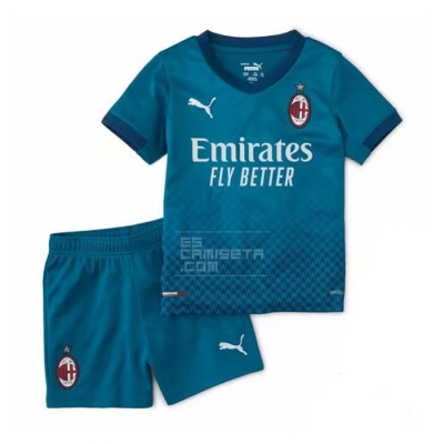 3ª Equipacion Camiseta AC Milan Nino 20-21