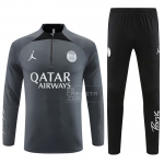 Chandal de Sudadera del Paris Saint-Germain Jordan 2023-24 Gris Chandal de Sudadera del Paris Saint-Germain Jordan 2023-24 Gris