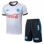 Chandal del Napoli Manga Corta 25-26 Blanco - Pantalon Corto