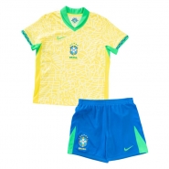 1ª Equipacion Camiseta Brasil Nino 2024