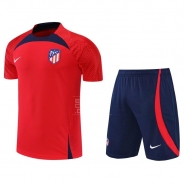 Chandal del Atletico Madrid Manga Corta 22-23 Rojo - Pantalon Corto