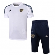 Chandal del Boca Juniors Manga Corta 20-21 Blanco