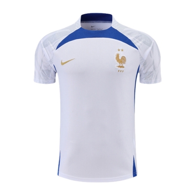 Camiseta de Entrenamiento Francia 2022-23 Blanco