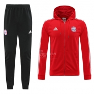 Chandal con Capucha del Bayern Munich 22-23 Rojo