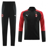 Chandal de Chaqueta del AC Milan 2020-21 Negro y Rojo Chandal de Chaqueta del AC Milan 2020-21 Negro y Rojo