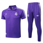 Conjunto Polo del Real Madrid 25-26 Purpura Conjunto Polo del Real Madrid 25-26 Purpura