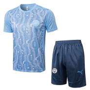 Chandal del Manchester City Manga Corta 2024-25 Azul - Pantalon Corto Chandal del Manchester City Manga Corta 2024-25 Azul - Pantalon Corto