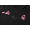 Chandal con Capucha del Real Madrid Nino 20-21 Negro