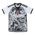 Camiseta Japon Anime 24-25 Tailandia Negro y Blanco